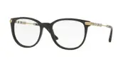 Burberry BE2255QF 3001 53 Black Square Women's Eyeglasses Optical Frame