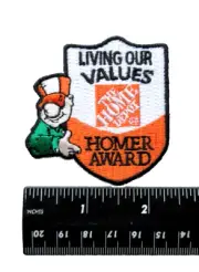 The Home Depot Homer Award Living Our Values Employee Uniform Collectible Patch