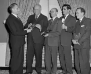 Faulkner Others Get Book Awards At Hotel Commodore 1951 OLD PHOTO