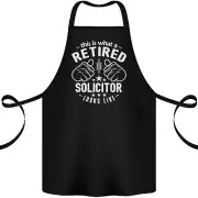 This Is What a Retired Solicitor Looks Like Cotton Apron 100% Organic