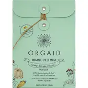 Orgaid Organic Sheet Mask Firming, Anti-Aging + Vitamin C 24ml (Pack of 6)