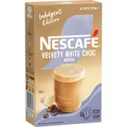 Nescafe Velvety White Choc Mocha Coffee Sachets 10 pack