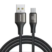 Phone Cable Joyroom USB-A to Type-C 1.2M 2M 3M 100W Super Fast Charge Data Cable Black