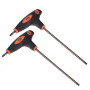 2pcs T20 Anti Tamper Proof Torx Key T Handle Dual End Wrench S2 Steel