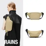 【RAINS官方直營】BUM BAG 防水時尚簡約腰包(SAND駝沙色)