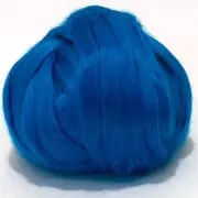 Ramie Sliver (Dyed Cobalt) DHG 100g Stinging Nettle Fibre Spinning Blue Craft