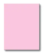 Letter-Size Posting Sheets w Adh Strips, 8.5" x 11" Pink 67lb Vellum - 250 Shts