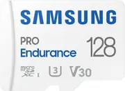 SAMSUNG (PRO ENDURANCE) 128GB MICROD CARD w/ADAPTER, CL10, 100R/40W MB/s - MB-MJ128KA/APC