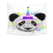 Sweet Funny Animal Pandacorn Panda Tapestry