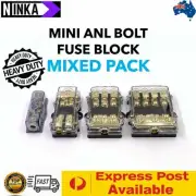 Mini ANS Fuse Block Pack Inline Midi Holder Bolt Down Audio Holder 1 2 3 4 Way.