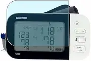 Puccy 3 Pack Anti Blue Light Screen Protector, compatible with Omron BP7350 HEM-7340T-Z Blood Pressure Monitor TPU Film Guard （ Not Tempered Glass Protectors ）
