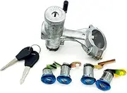 Lock Cylinder for Nissan Patrol GQ Y60 1988-1998, Ignition Switch Lock Cylinder with Keys 99810-50A00