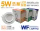 (2入) 舞光 LED 5W 4000K 自然光 全電壓 白殼 可調角度 7cm 浩瀚崁燈_WF430933