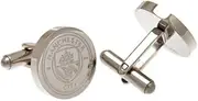 Manchester City F.C. Stainless Steel Cufflinks CR Official Merchandise