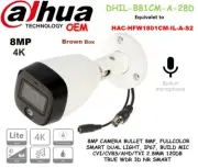 Dahua No Logo DHIL-B81CM-A-28D 8MP CAMERA BULLET FULLCOLOR SMART DUAL LIGHT IP67