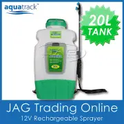 AQUATRACK 12V 20L WEED SPRAYER BACKPACK - Spot Spray Chemical Tank Water Pump