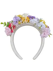 Bride To Be Hens Night Headband With Flowers