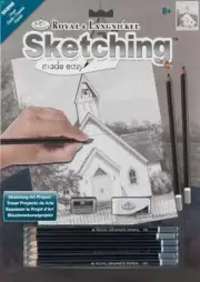 ROYAL BRUSH - Sketching Made Easy Chapel - Art Kit SKBN8