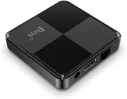 Android TV Box 11.0, 4K TV Box with HDR10+ Amlogic S905W2 Quad-Core Set-top Box, Supports 2.4/5G Dual WiFi 1000M Ethernet 3D/4K USB 2.0 Smart TV Box (1G+8G)