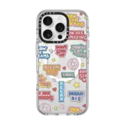 iPhone 16 Pro Clear Case MagSafe Compatible Positivity Pack by Martina Martian