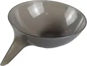 Multifunctional Strainer Bowls with Spout Drain Bowl with Funnel Storage Basket Draining Basket (Color : Gray)