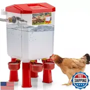 Automatic Chicken Waterer Filtered Float-Controlled Quail Waterer Large Poult