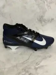 Nike Alpha Menace 4 Pro Football Cleats Navy Blue FD7037-401 Men’s Size 12 US