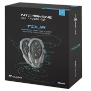INTERPHONE Cellularline Tour Twin Pack 2 Motorcycle Bluetooth Intercom System