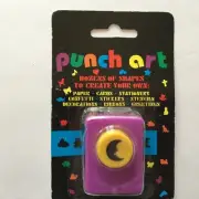 Punch Art Craft Paper Punch Moon Shape 3/4" For Scrap-booking Journals