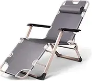 Zero Gravity Lounge Chair, Folding Garden Chairs Reclining Foldable Lounge Chair Outdoor Chair Zero Gravity for Outdoor Camping Patio Lawn (Color : Red) Lounge Chair (Color : Grey) Comfortable