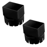 Universal Downspout Adapter & Extension Kit for Seamless Gutter Drain Pipe Connection Black