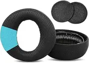 TaiZiChangQin PS5 Upgrade Ear Pads Replacement Compatible with Sony Playstation 5 Pulse 3D PS5 Wireless Headphones (Fabric Earpads Black)