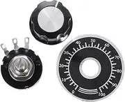 Rotary Taper Carbon Potentiometer with Diameter with Knob, RV24YN 20S B502 5K Ohm