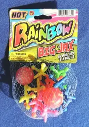 Hot Rainbow Big Jax Children's Toy Instructions for 4 Games Ja-Ru #732 Age 4 New
