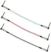 CIMAXIC Guitar Patch Cables Guitar Effect Cable Nylon Braided Musical Instruments Accessory Random Color