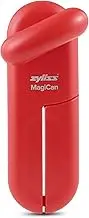 Zyliss MagiCan Manual Can Opener with Lid Release - Heavy Duty Kitchen Gadget - Effortlessly Open Cans - Compact Design - Red