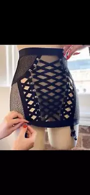 BNWT COURTNEY suspender skirt. size small. honey birdette. RRP 160