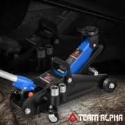 2Tons 4000lbs Low Profile Hydraulic Trolley Service Floor Jack 5.1"-13" Blue