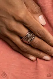 Paparazzi: Slanted Shimmer - Copper Ring