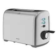 Maxim KitchenPro 2 Slice Automatic Toaster Stainless Steel Silver