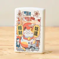 在飛比找蝦皮商城精選優惠-黑羊選物 Zippo 招財貓 常規機 台灣總代理原廠正品 黃