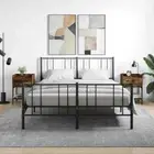 Bedside Tables 2 pcs Smoked Oak 40.5x31x60 cm Engineered Wood vidaXL
