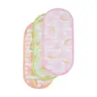 OXX Skincare 3 Pack Facial Cleaning Cloths Printed Large Size With Zip Lock Bag