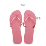 HAVAIANAS FLAT 短帶系列 紅梅 珠光 女生細帶人字拖-阿法.伊恩納斯 巴西拖鞋 哈瓦仕夾腳拖