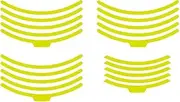 World Walk Bike Sticker BW'S125 Rim Sticker Reflect Fluorescent Yellow-Green bws125-rim_ref_yg