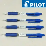 4 x PILOT Super Grip Retractable Ballpoint Pen Blue 0.7mm Fine BPGP-10R