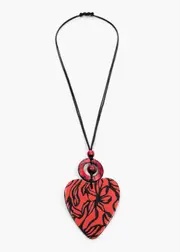 [Taking Shape] Taking Shape Red Heart Necklace in RED - Women's Accessories Red