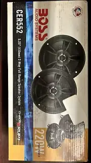 Boss Audio System CER552 5.25" (133mm) 2-Way Full Range Speaker System 220w