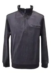 NWT BUGATTI 1/2 ZIP JUMPER BA2.8500.8515001490 MORO