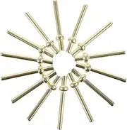 PHENOFICE 100Pcs Metal Cribbage Pegs Pegs for Board Games for Family Card Games Fun System Present for Poker Enthusiasts